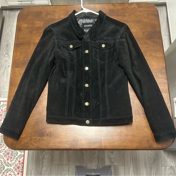 For Joseph Jackets & Blazers - For Joseph Black Lined 100% Suede Leather Basic Jacket Women’s Size M